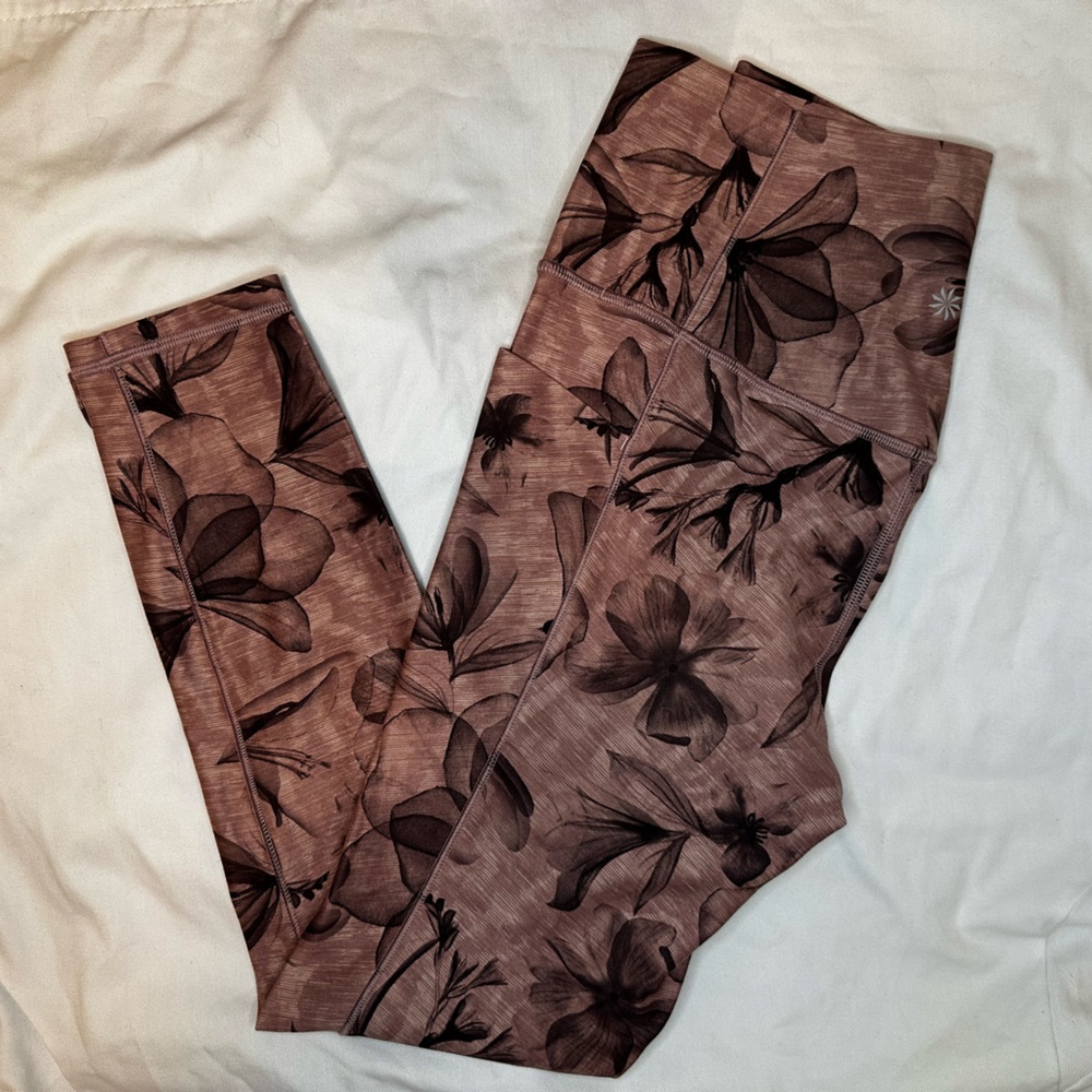 Athleta Salutation Stash Pocket ll Floral Leggings Women’s S High Rise